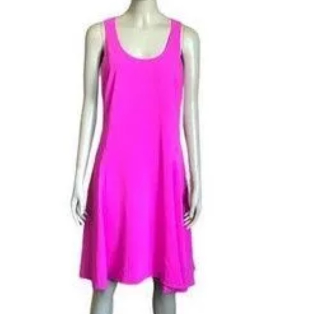 NWT Lauren Ralph Lauren Exotic Pink Sleeveless A-line Shift Tank Dress size 2